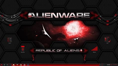 Alienware Red Windows 10 Theme