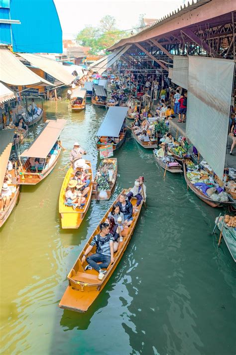 Markets Of Bangkok Damnoen Saduak Floating Market Explore Shaw