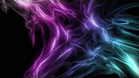 Abstract Background Fractal Form Purple Blue Stock Footage Video 100