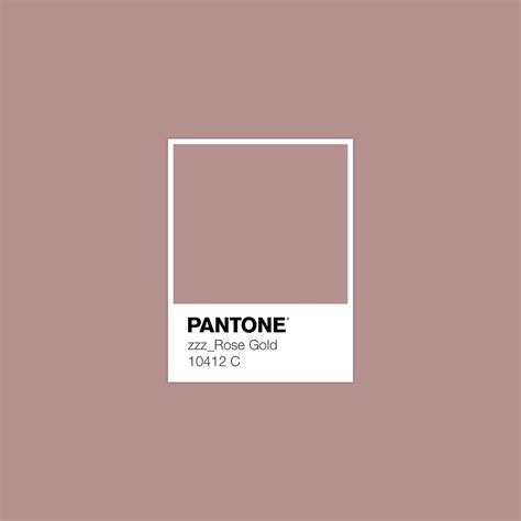 Rose Gold Metallic By Pantone Luxurydotcom Pantone Colour Palettes