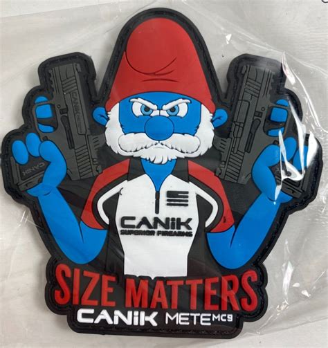 Shot Show 2024 Size Matters Papa Smurf Canik Tactical Patch Tactical Patches