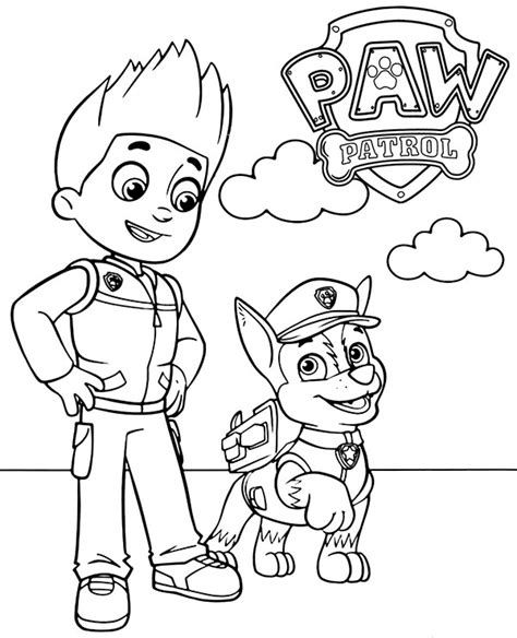 Paw Patrol Ryder Coloring Pages Coloring Pages
