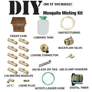 Mosquito misting system, a fancy item for those house owners who spend most of their times in their backyards or outer property. Do It Yourself Mosquito Misting Kit | Mosquito misting, Misting, Mosquito misting system