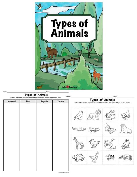 Kindergarten Mammals Worksheet