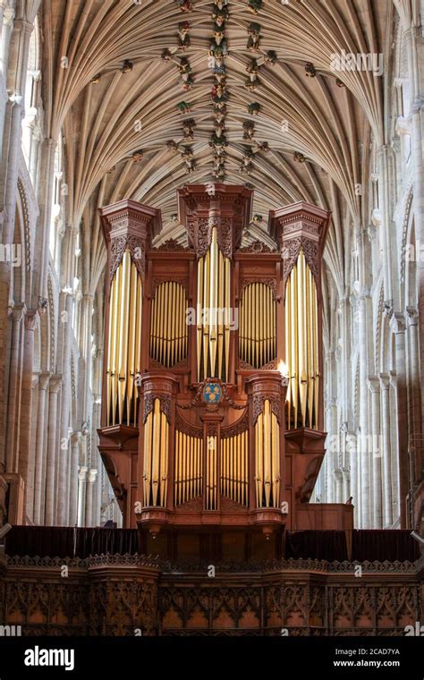 Norwich Cathedral Organ Norfolk Uk Reported To Be One Of The Largest