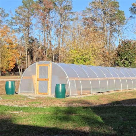 Hoop House Ground Posts For High Tunnel Greenhouses Build A