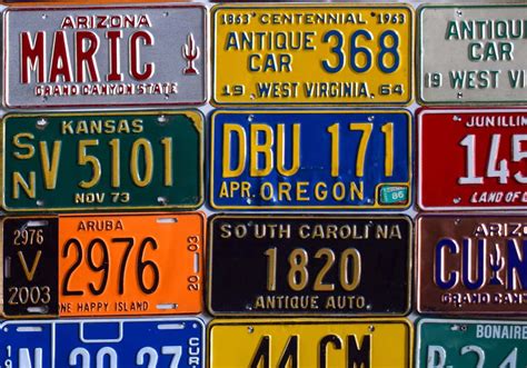 See Vintage License Plates For All The American States Beyond