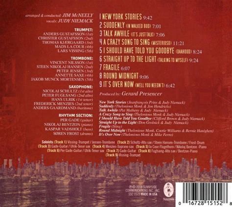 New York Stories Judy Niemack Cd Album Muziek Bol