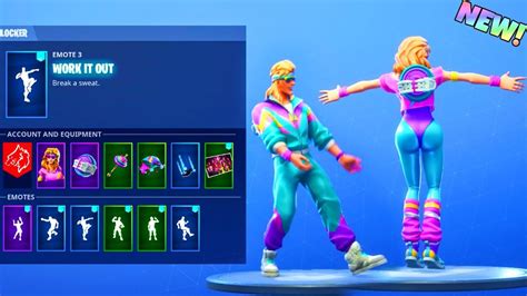 New Fitness Skin Set With Boogie Down Emote And Other Dances
