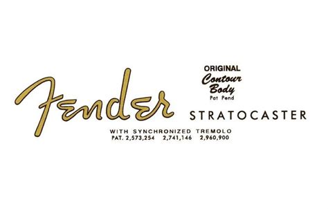 Fender Logo Design Evolution By Unknown The Logo Smith