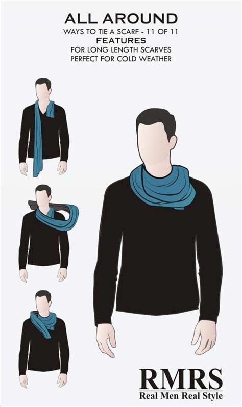 The right scarf knotted the right way can truly elevate your outfit. 11-11 Different Ways to Tie a Scarf | Mens scarf fashion, Men style tips, Scarf knots