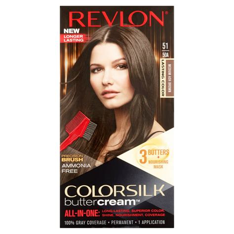 Revlon Colorsilk Buttercream™ Hair Color Medium Ash Brown Walmart
