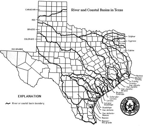 Map Of Texas Rivers Share Map Bank2home Com