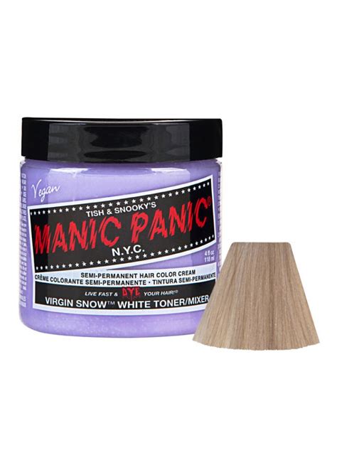 Manic Panic Virgin Snow Semi Permanent Hair Dye Attitude