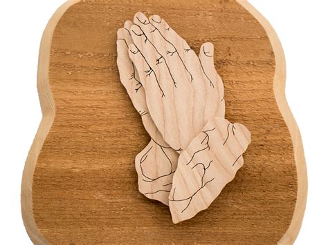 Scroll Saw Praying Hands Bluegrass Wood Art