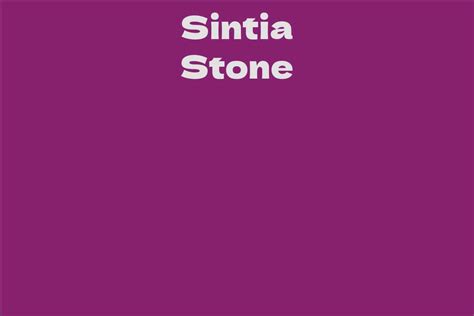 sintia stone facts bio career net worth aidwiki