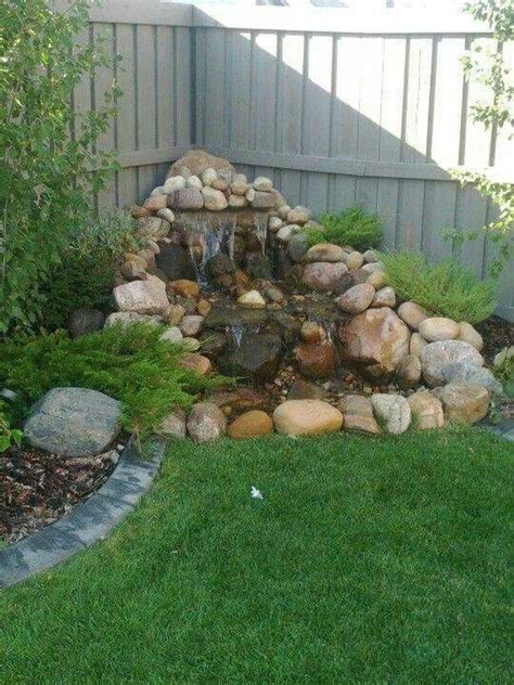 Maybe you would like to learn more about one of these? Corner fountain | Small backyard landscaping, Fountains ...