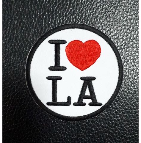 I Love Los Angeles Embroidered Iron On Patch Rebelsmarket