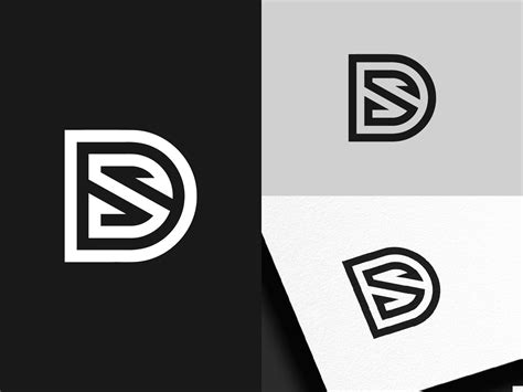 Ds Logo Initials Logo Design Logo Design Love Branding Design Logo