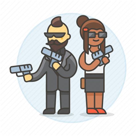 Disguise Spies Undercover Criminals Danger Spy Duo Icon