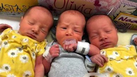 Rare Set Of Identical Triplets Born It S So Rare There Are Hardly