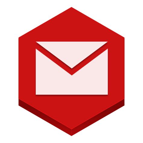 Gmail Icon Hex Icons Pack