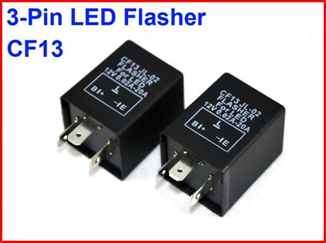 2pcs Cf13 Jl 02 Led Flasher 3 Pin Electronic Relay Car Fix Led Smd Turn