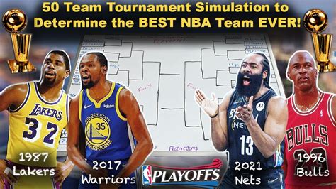 Putting The 50 Greatest Nba Teams In History Into A Playoff Tournament