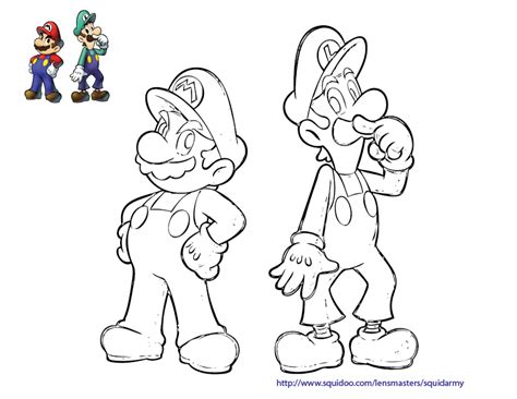 Mario And Luigi Coloring Pages | Coloring Pages Gallery