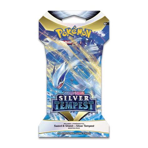 Pokémon Tcg Sword And Shield Silver Tempest Sleeved Booster Pack 10