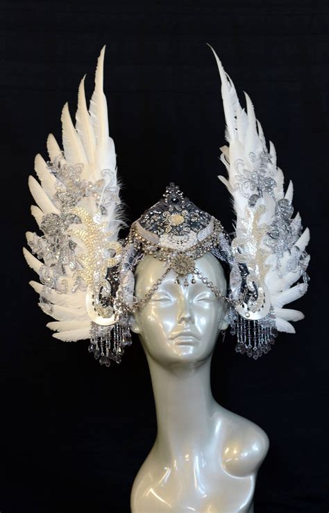 Shop Headdresses On Etsy To Request A Custom Headdress Contact Ka Headdress Fantasy