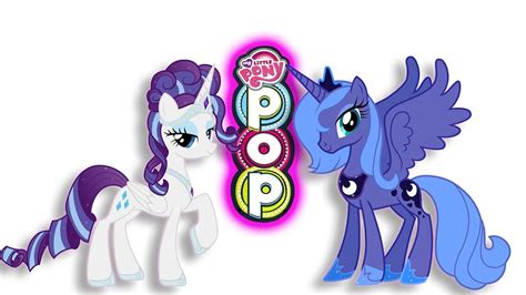 My Little Pony Pop Princess Luna And Rarity Build Your Ponies Snap And