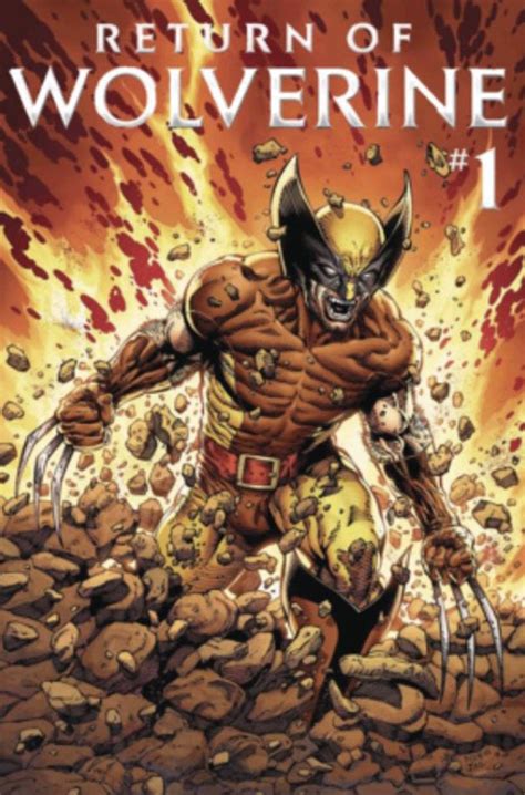 Return Of Wolverine 1 Variant Covers To Top 50 For Marvel