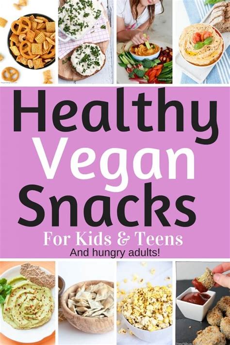 These options are simple, delicious, and perfect for on the go. Healthy Vegan Snacks for Kids & Teens (Savory Edition)