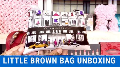 Little Brown Bag Bloomingdales Store Front Cosmetics Case 100
