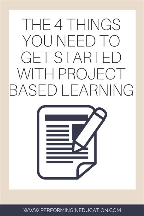 The 4 Things You Need To Get Started With Project Based Learning