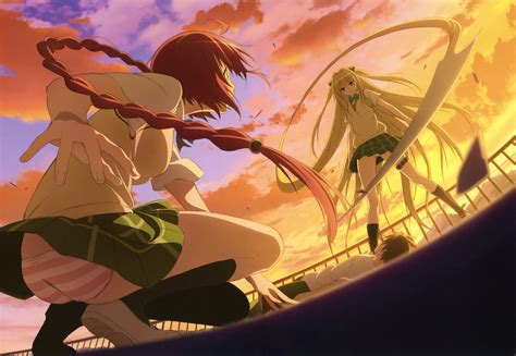 Wallpaper Illustration Anime Girls To Love Ru Golden Darkness Squatting Kurosaki Mea