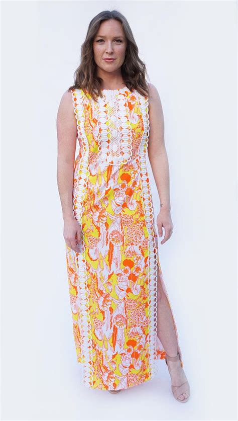 The Lilly 1960s Original Lilly Pulitzer Orange And Etsy Lilly
