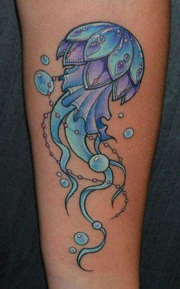 February 21 · rob got to do the color on the first section of an epic mermaid vs octopus battle sleeve yesterday! Image result for jelly fish octopus and seahorse tattoo ...