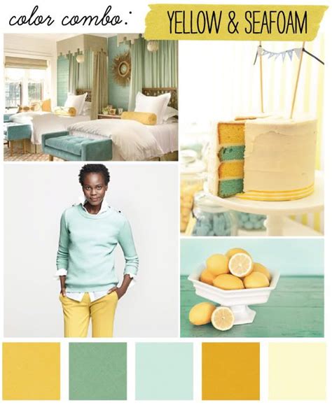 Color Palette Yellow Seafoam Color Colour Pallette Colour Schemes