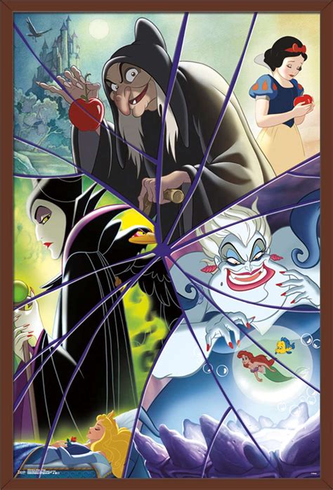 Disney Villains Collage Poster