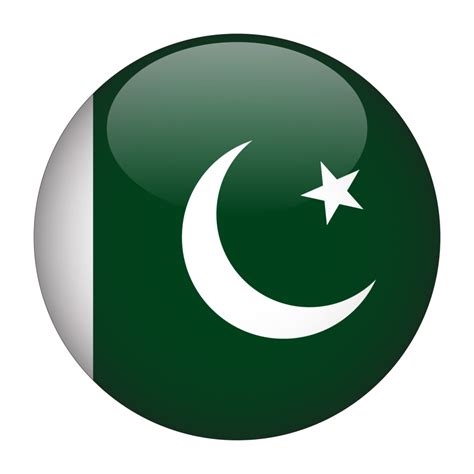 Pakistan 3d Rounded Flag With Transparent Background 15272182 Png