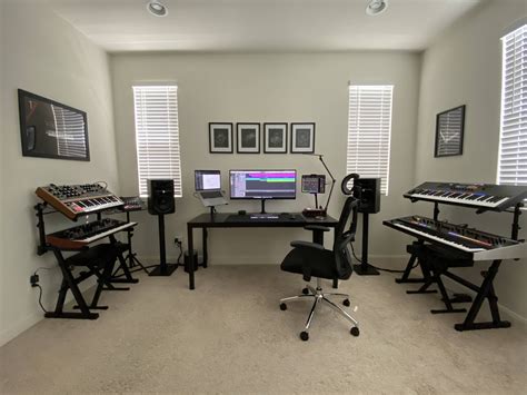 Home Studio Office Setup With Some New Hardware Musicbattlestations