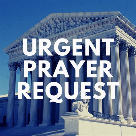 URGENT SUPREME COURT PRAYER REQUEST Intercessors For America