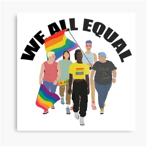 Lámina metálica Mes del orgullo 2021 Igualdad Todos somos iguales