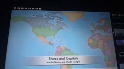 States And Capitals Song Youtube