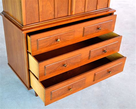 Select Modern Mid Century Highboy Chest Of Drawers Or Gentlemans Chest