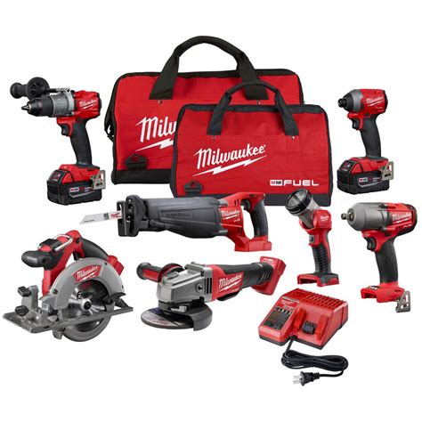 Milwaukee M FUEL Volt Lithium Ion Brushless Cordless Combo Kit Tool Garland Home Center