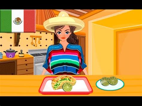 Juegos en línea para las niñas. Juegos de cocina- Juegos de cocinar- Tacos Mexicanos - YouTube