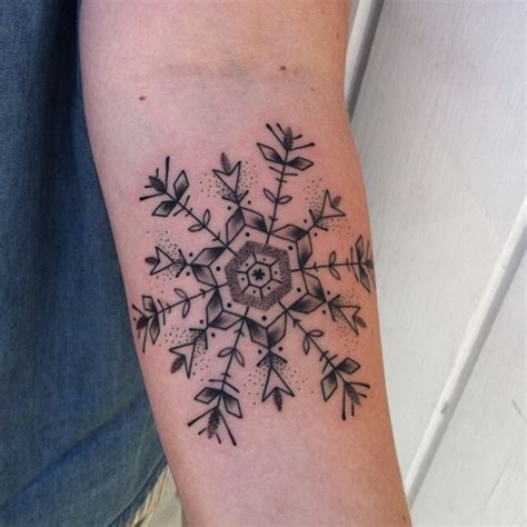 Snowflake Tattoo By Hilmar At Black Anchor Tattoo In Los Angeles Ca